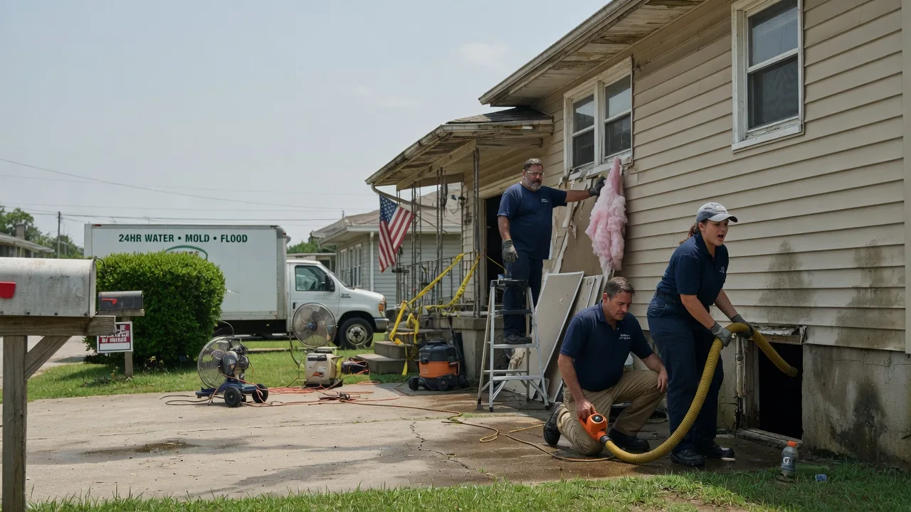 Water Damage Repair in Louisiana near me